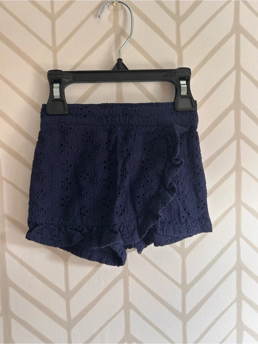 *Janie and Jack* Navy Eyelet Ruffle Skort